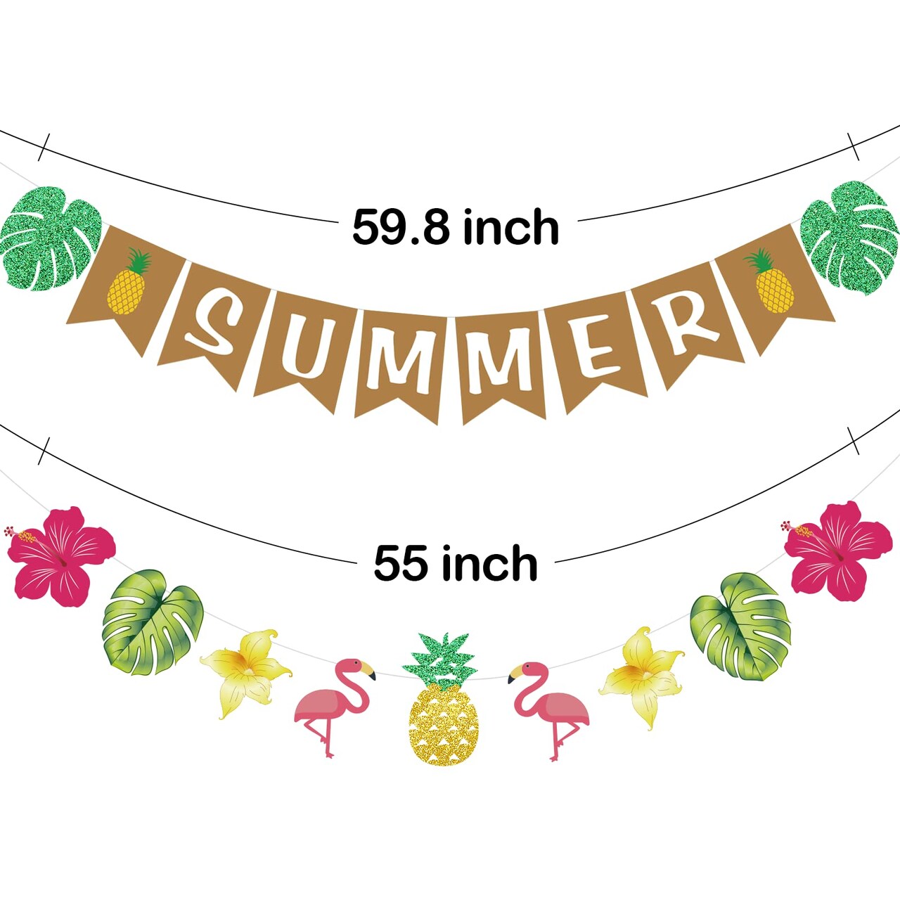 Hello Summer Banner Decorations End of Summer Solstice Party Decorations Schools Out for Pool Party Summer Camp Decorations